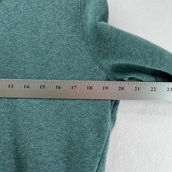 Lululemon Sweatshirt Womens Size 10 &go Endeavor Long Sleeve Cotton Fleece Green - Picture 9 of 11